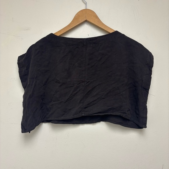Hunter & Brown Cropped Rayon Shirt - Picture 9 of 11